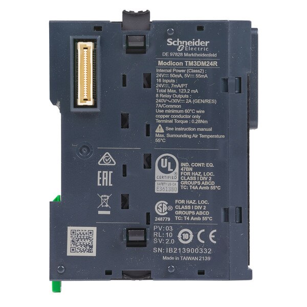 side of the Modicon TM3DM24R